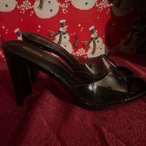 Pretty little thing slip on heels